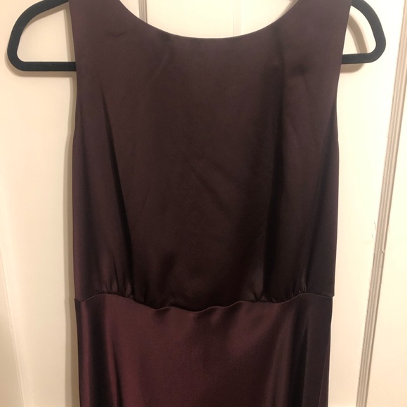 BHLDN Beckett Silk Maxi Dress Eggplant Purple Size 12 NWT - Picture 2 of 9